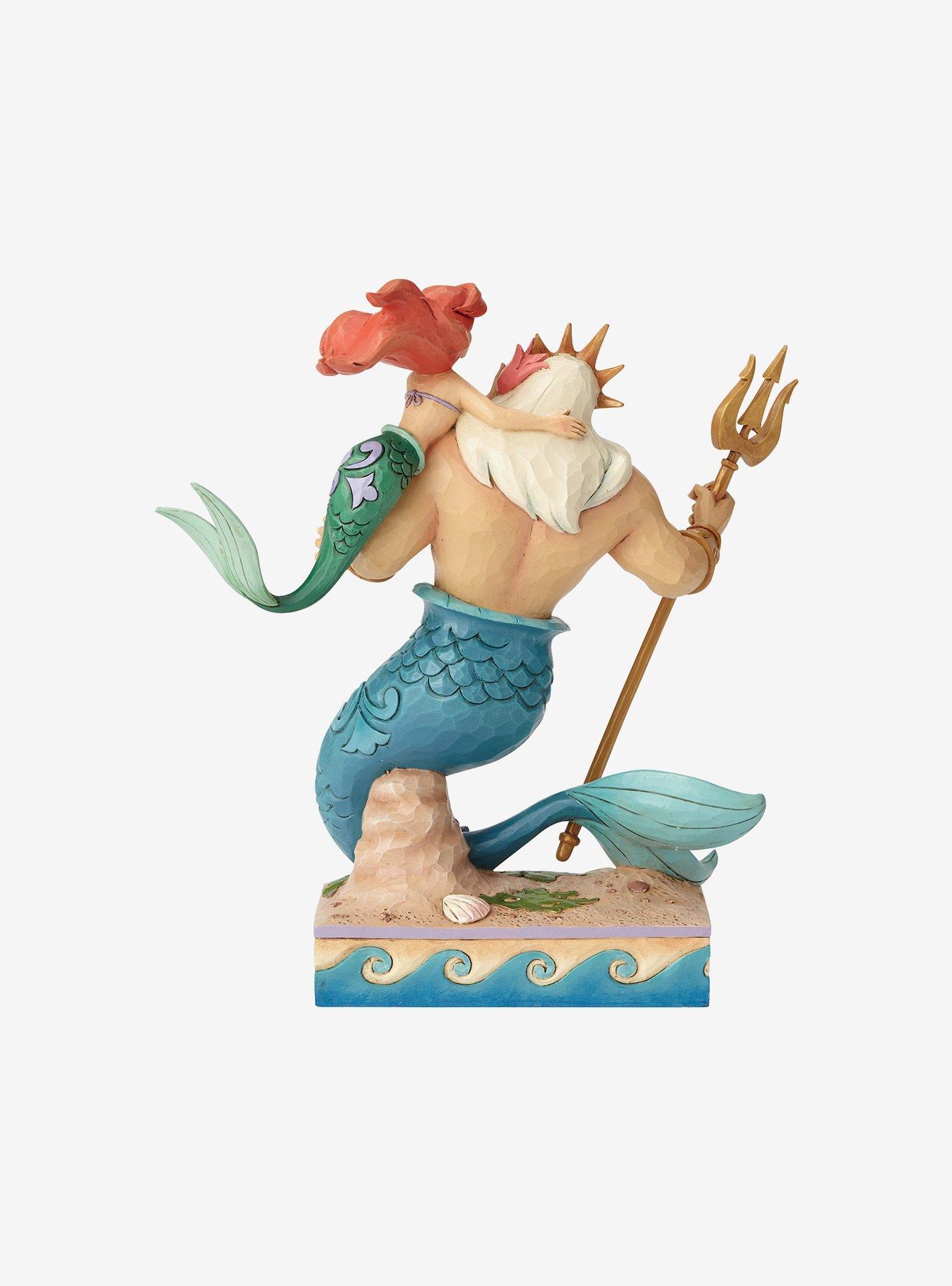 Disney The Little Mermaid Ariel and Triton Figure, , alternate