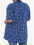Disney Lilo & Stitch Cosmic Stitch Girls Woven Button-Up Plus Size, MULTI, alternate