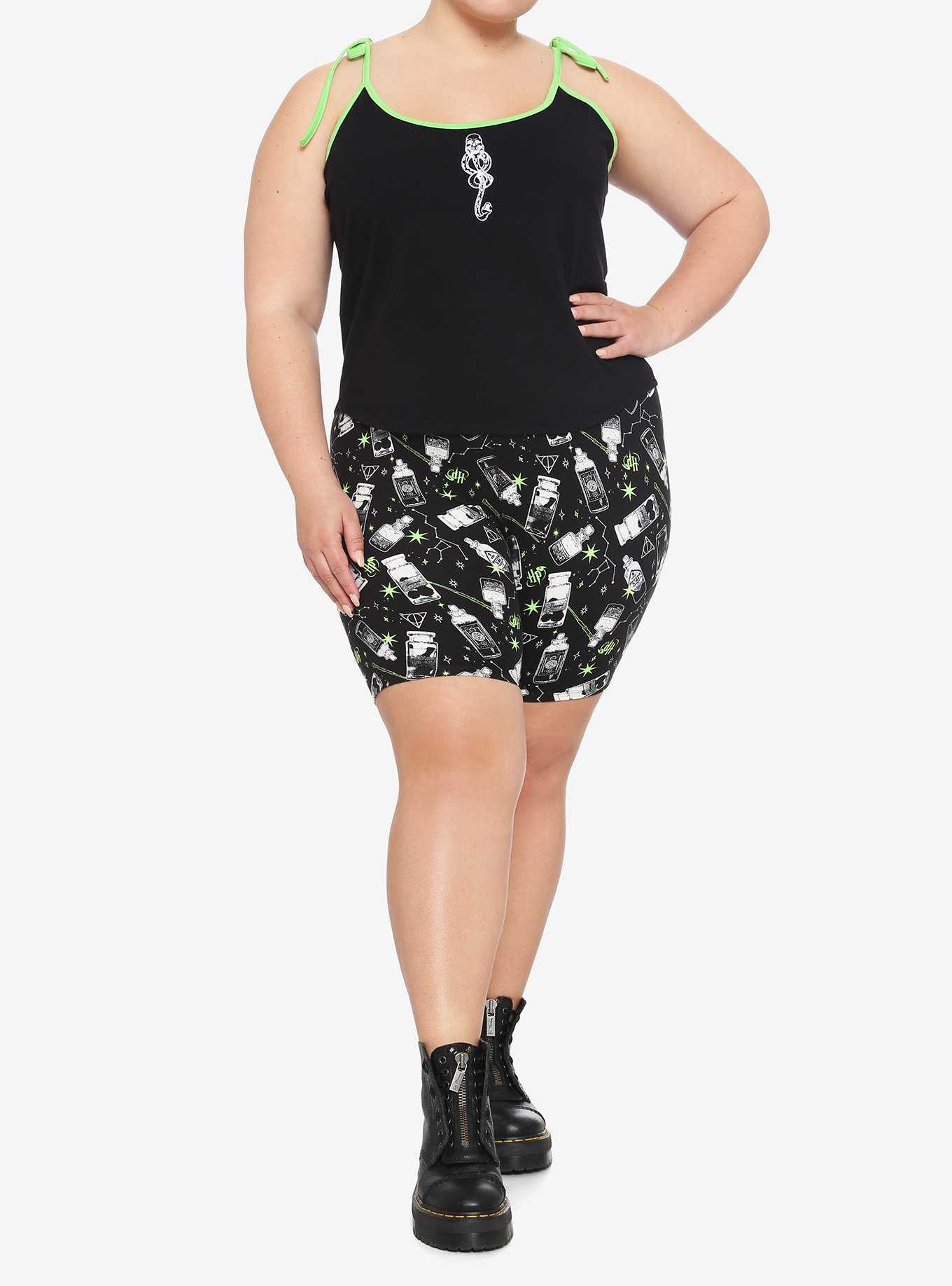 Harry Potter Dark Mark Girls Strappy Tank Top Plus Size, , hi-res
