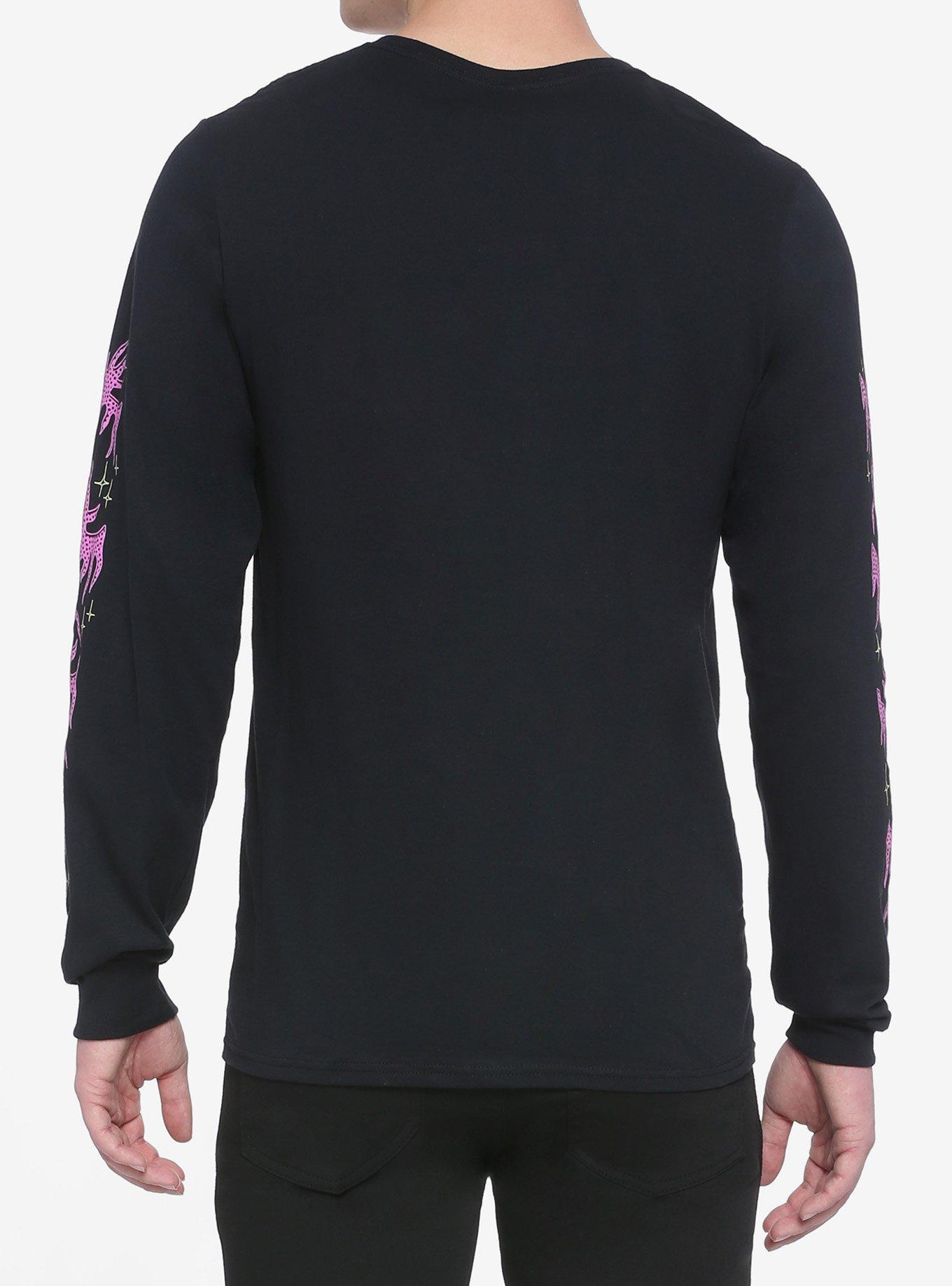 Dark Skies Bright Stars Long-Sleeve T-Shirt By Wizard Of Barge, MULTI, alternate