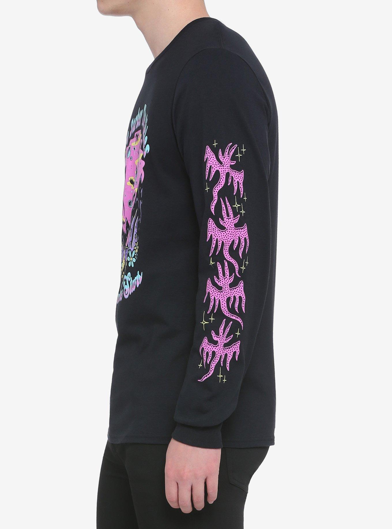 Dark Skies Bright Stars Long-Sleeve T-Shirt By Wizard Of Barge, MULTI, alternate