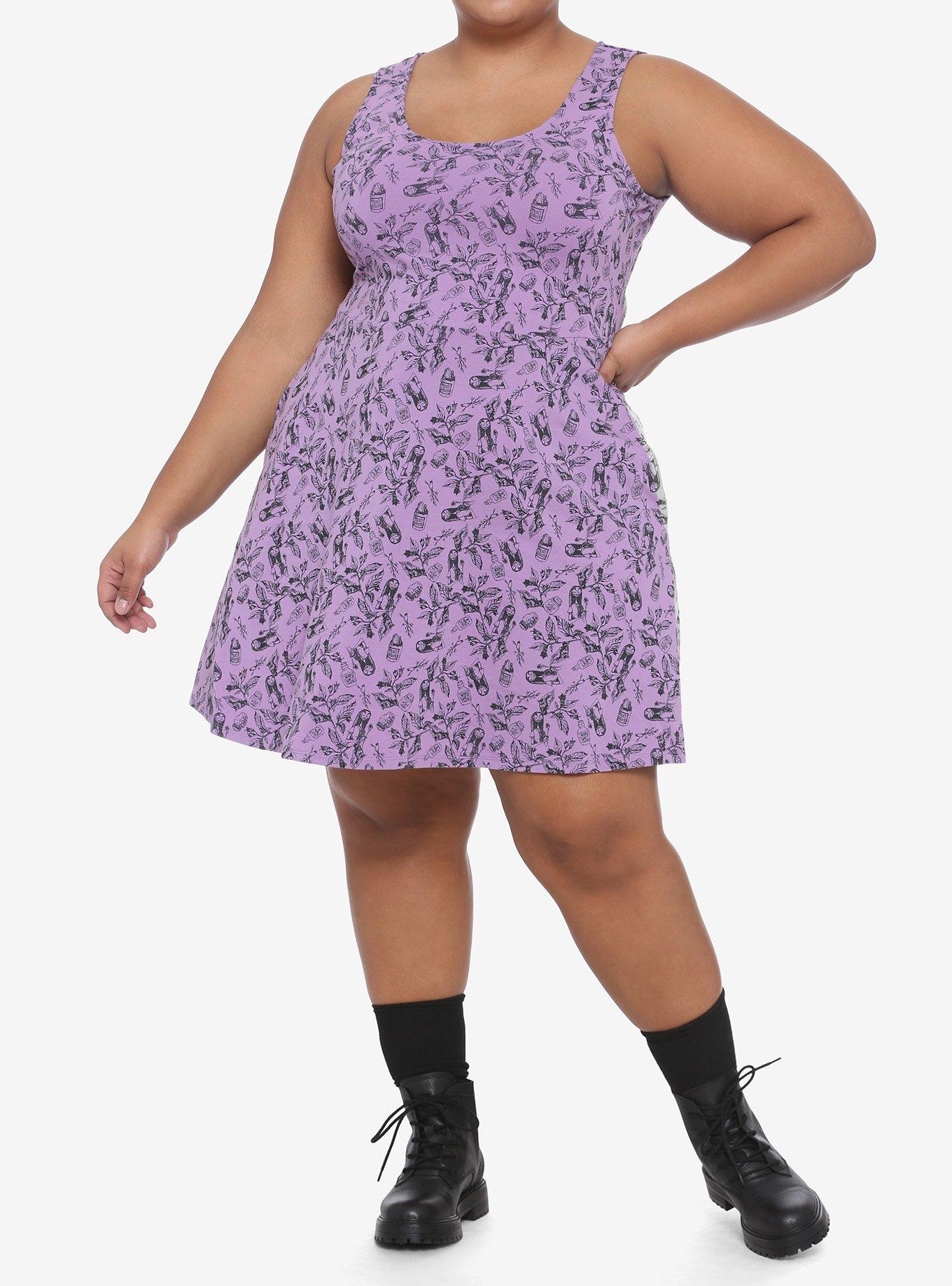 The Nightmare Before Christmas Sally & Ingredients Dress Plus Size, BLACK, alternate