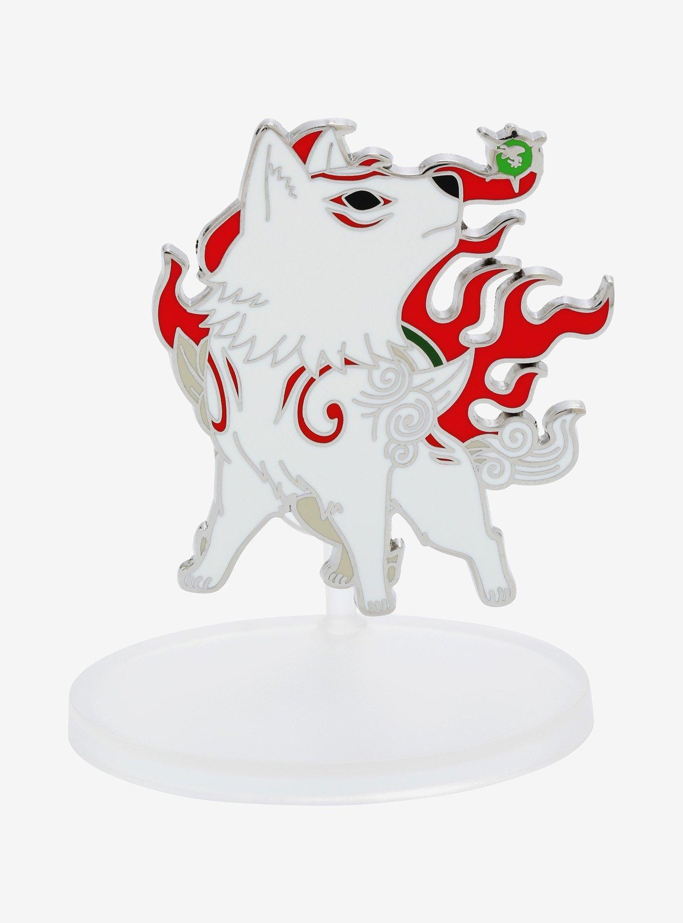 Nendoroid Okami Amaterasu Enamel Pin, , alternate