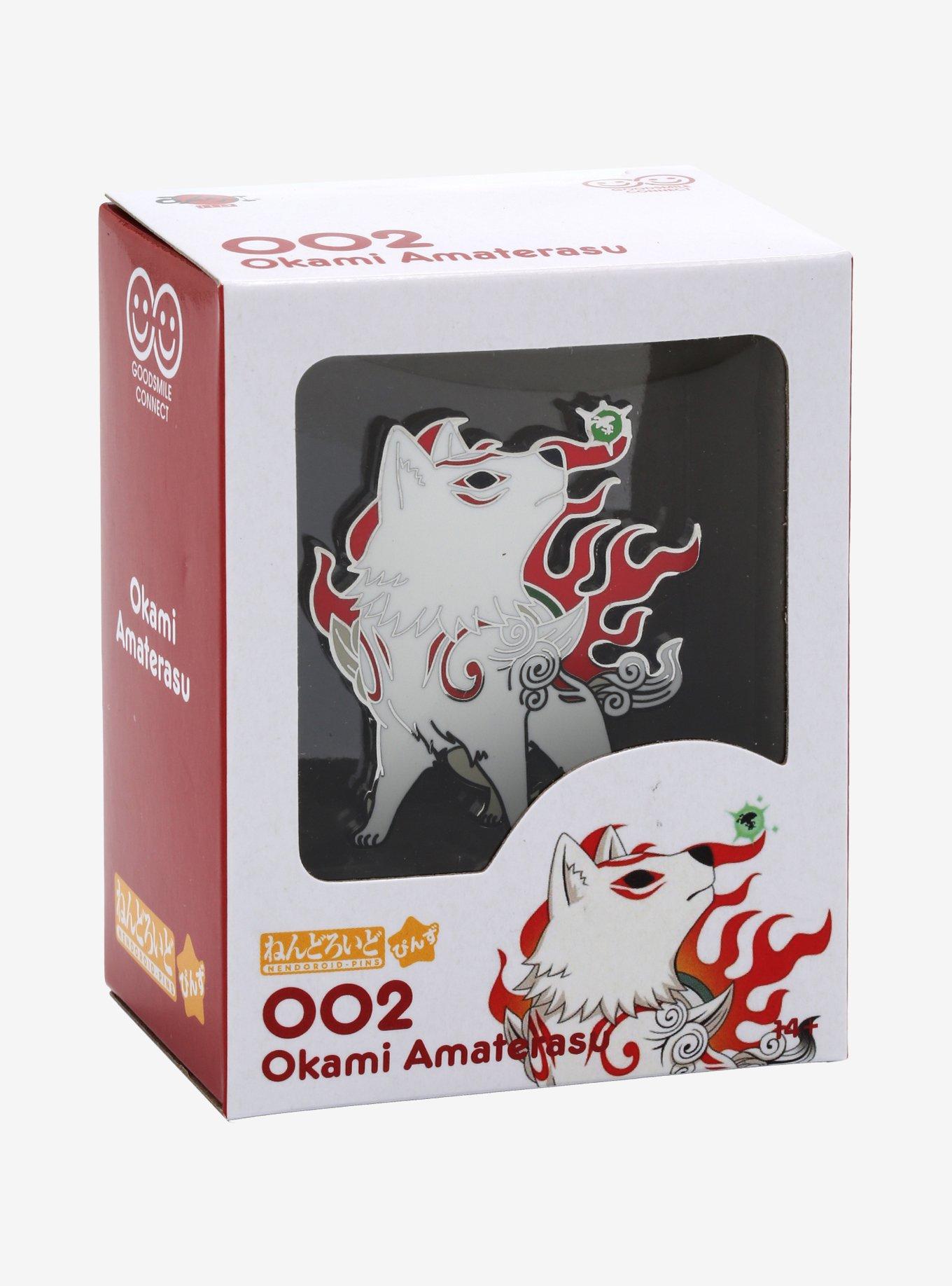 Nendoroid Okami Amaterasu Enamel Pin, , alternate