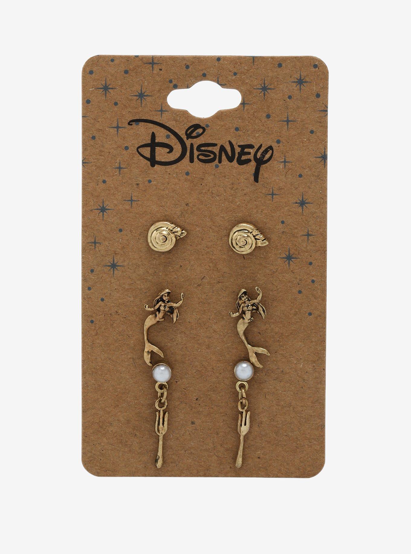 Disney The Little Mermaid Ariel Earring Set - BoxLunch Exclusive, , alternate