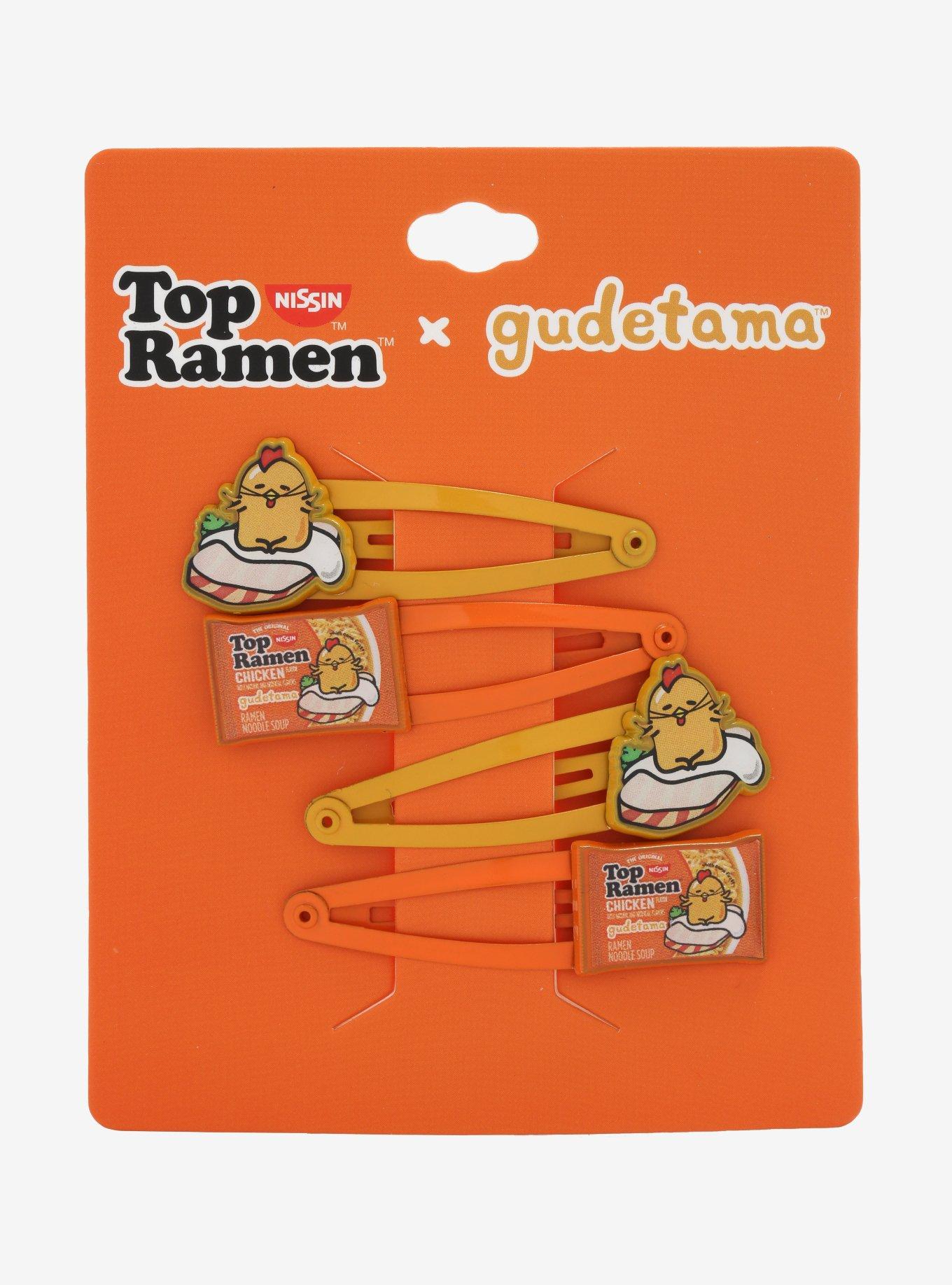 Nissin Top Ramen x Gudetama Hair Clip Pack, , alternate