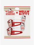 Nissin Cup Noodles x Hello Kitty Hair Clip Pack, , alternate