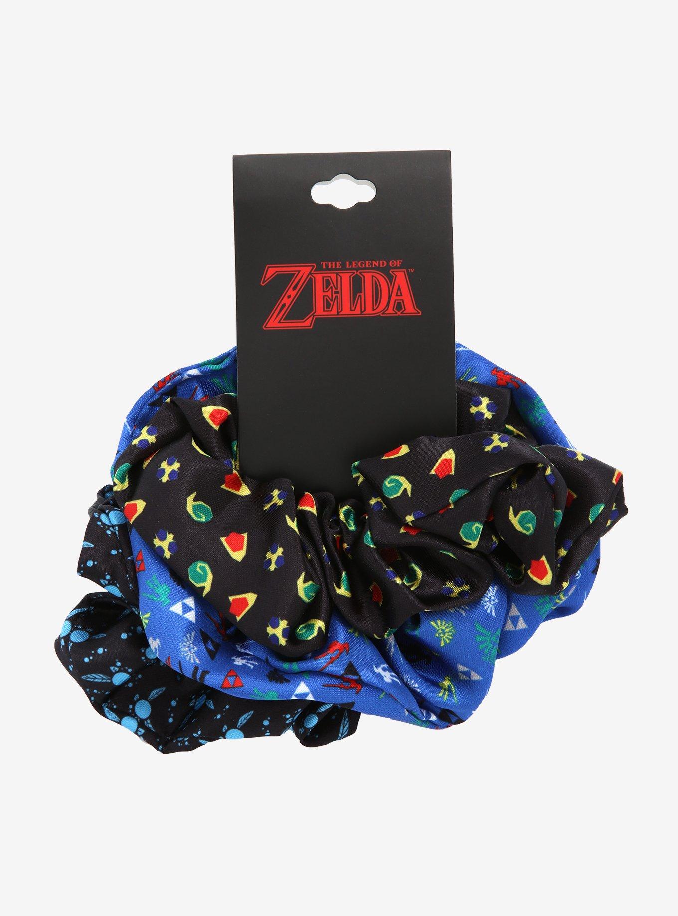 Nintendo The Legend of Zelda Icons Scrunchy Pack - BoxLunch Exclusive, , alternate