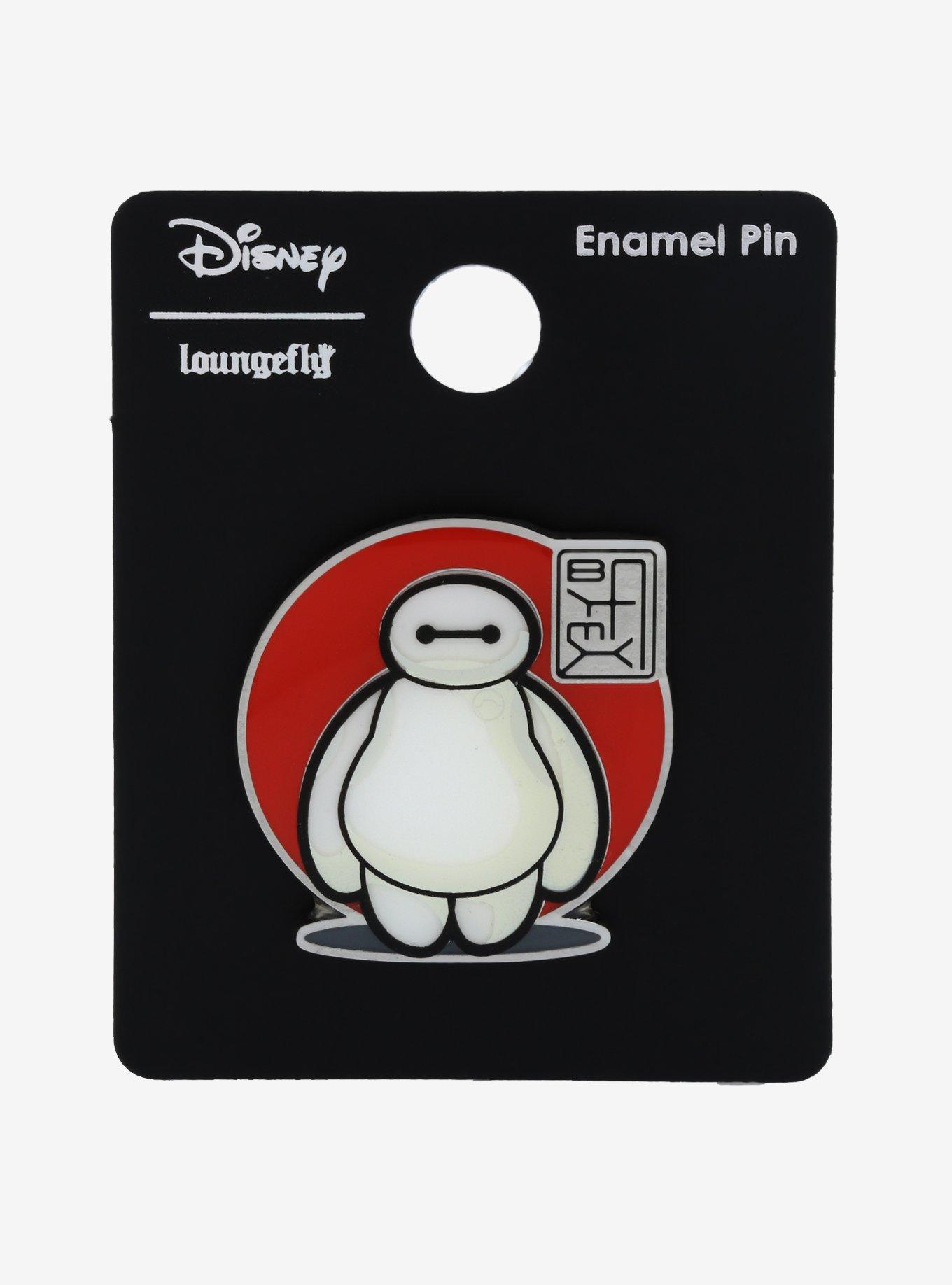 Loungefly Disney Big Hero 6 Baymax Circle Enamel Pin - BoxLunch Exclusive, , alternate
