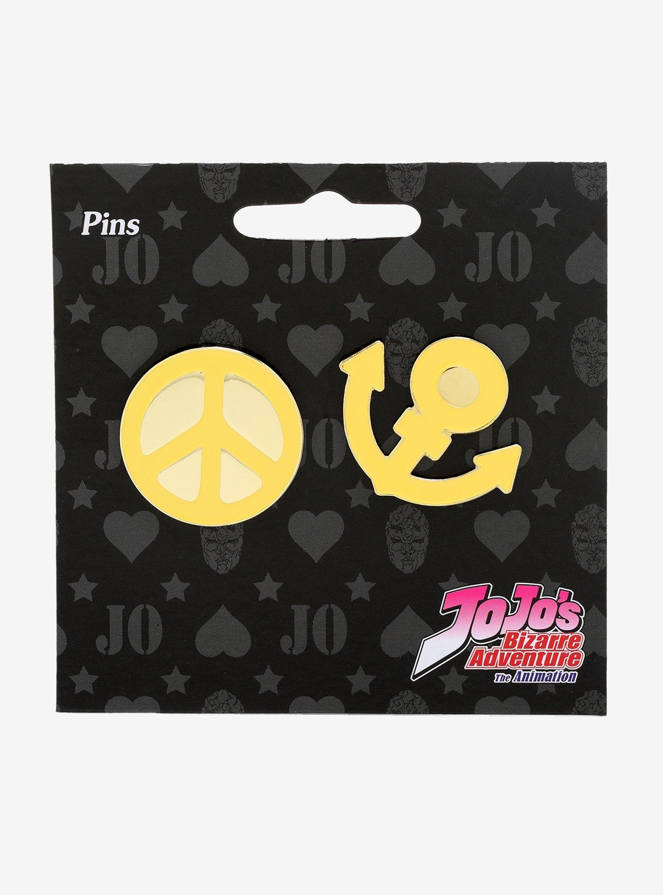 JoJo's Bizarre Adventure Josuke Symbols Enamel Pin Set, , alternate