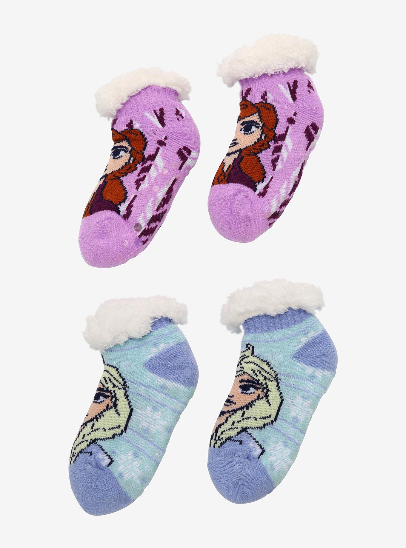 Disney Frozen 2 Elsa & Anna Cozy Slippers 2 Pack, , alternate