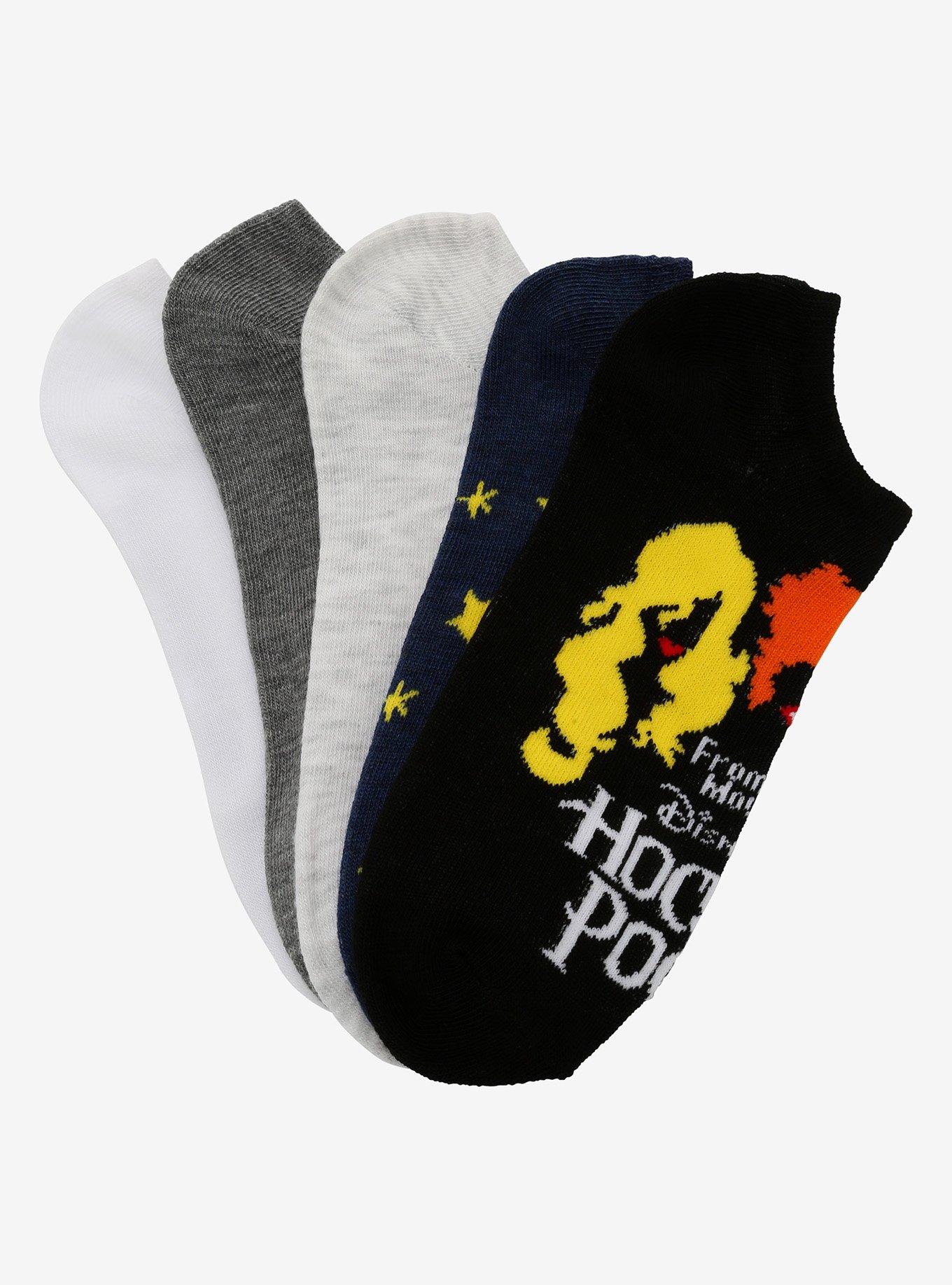 Disney Hocus Pocus Quote No-Show Socks 5 Pair, , alternate