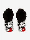 Disney Mickey Mouse Grey Cozy Slippers, , alternate