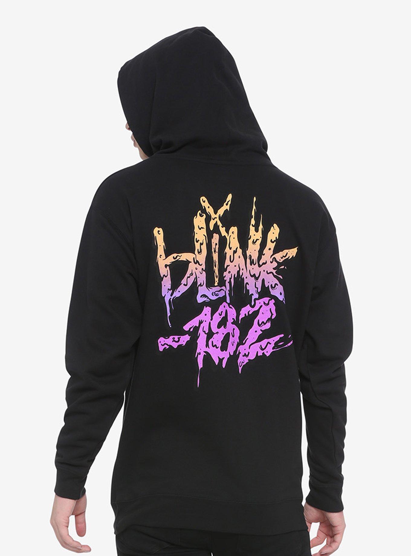 Blink-182 Drippy Ombre Logo Hoodie, , alternate