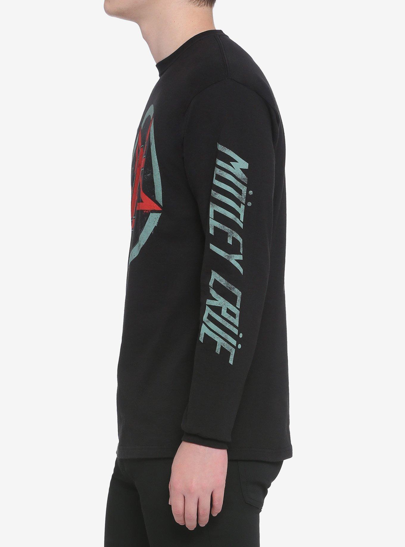 Motley Crue Logo Long-Sleeve T-Shirt, BLACK, alternate