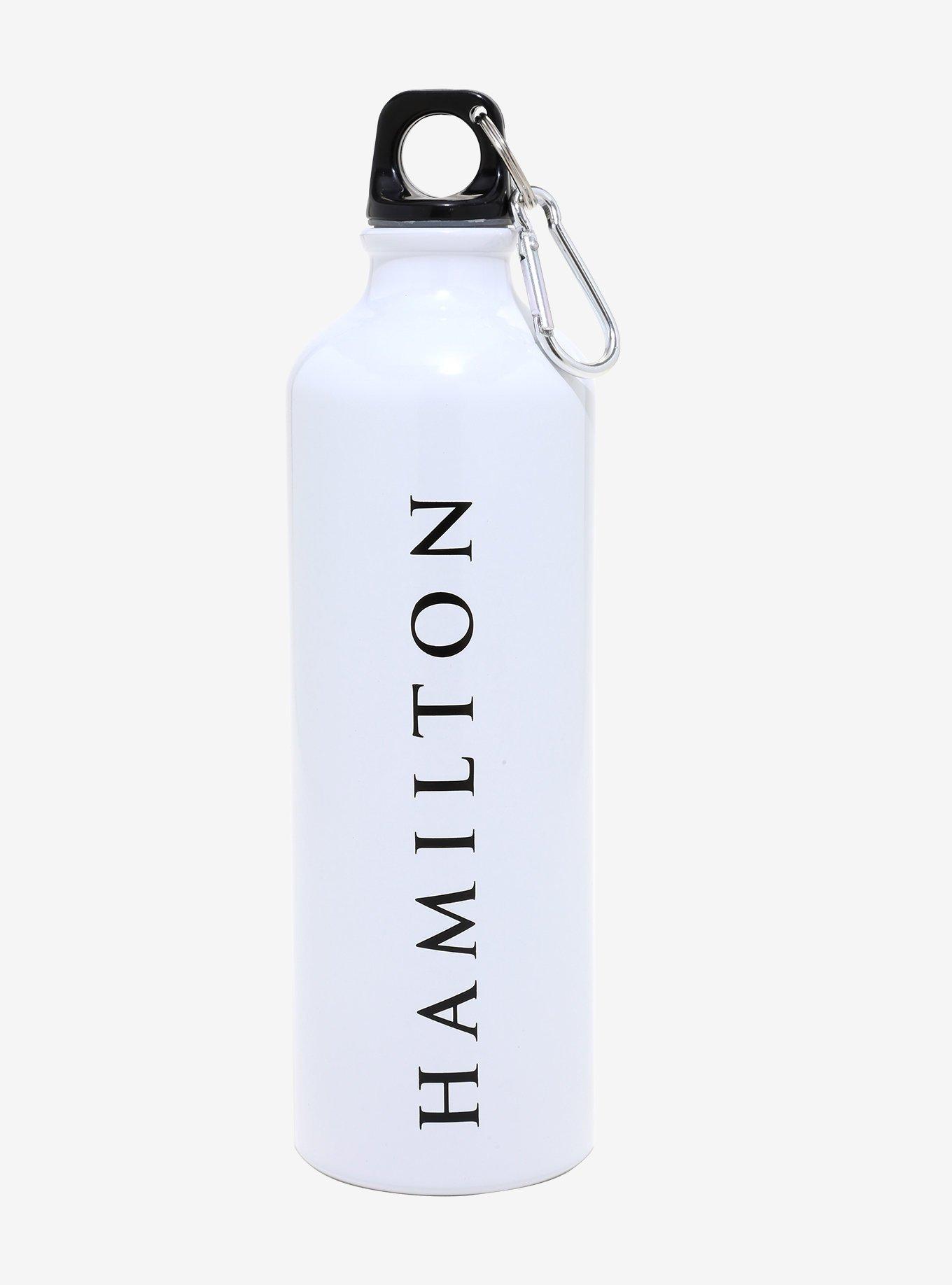 Hamilton Logo White Water Bottle, , alternate