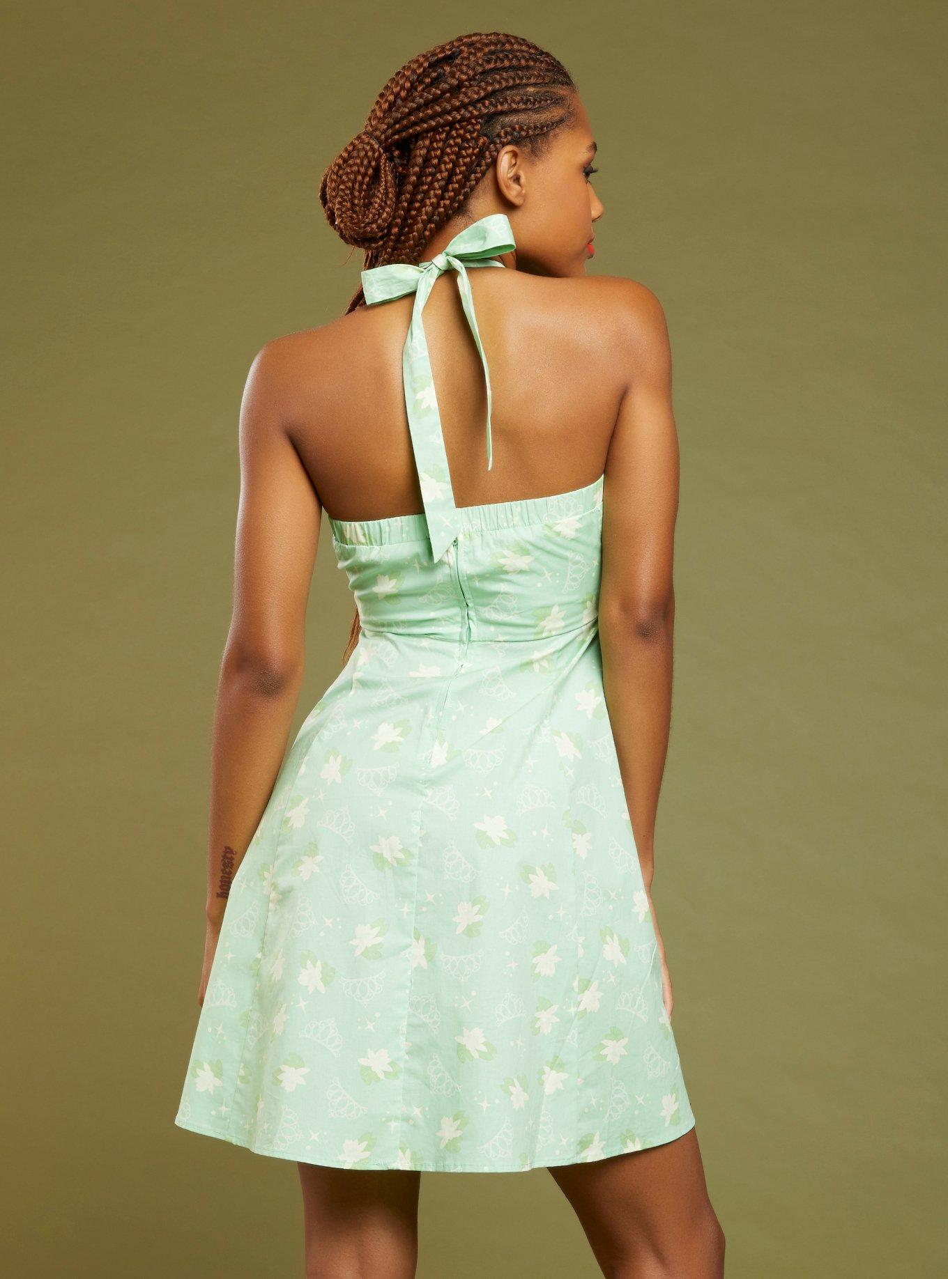 Her Universe Disney The Princess And The Frog Icon Retro Halter Dress, MULTI, alternate