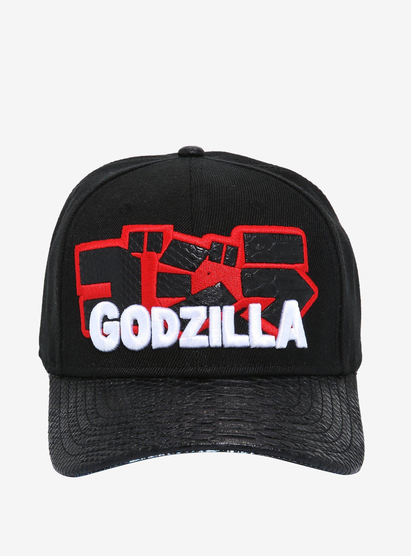 Godzilla Japanese Scales Snapback Hat, , alternate