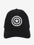 Marvel Captain America Black & White Shield Flex Hat, , alternate
