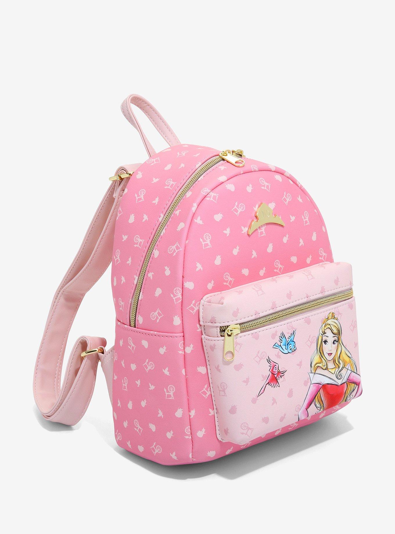 ☆Disney限定Loungefly 眠れる森の美女Aurora BirdsミニBackpack 🆕 Available Now! Loungefly Disney Sleeping Beauty Aurora