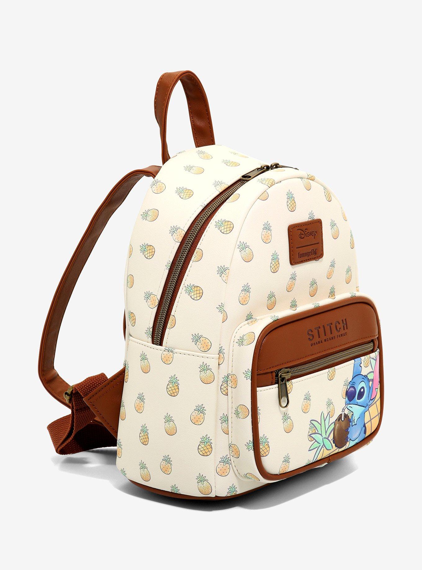 Loungefly Disney Lilo & Stitch Pineapple Mini Backpack, , alternate