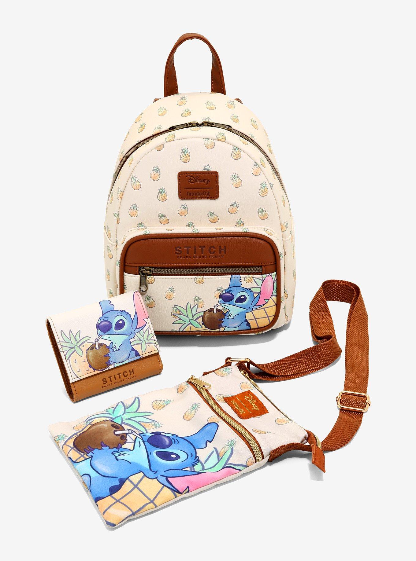 Loungefly Disney Lilo & Stitch Pineapple Mini Backpack, , alternate