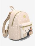 Loungefly Disney Pocahontas Cream Leaves Mini Backpack, , alternate