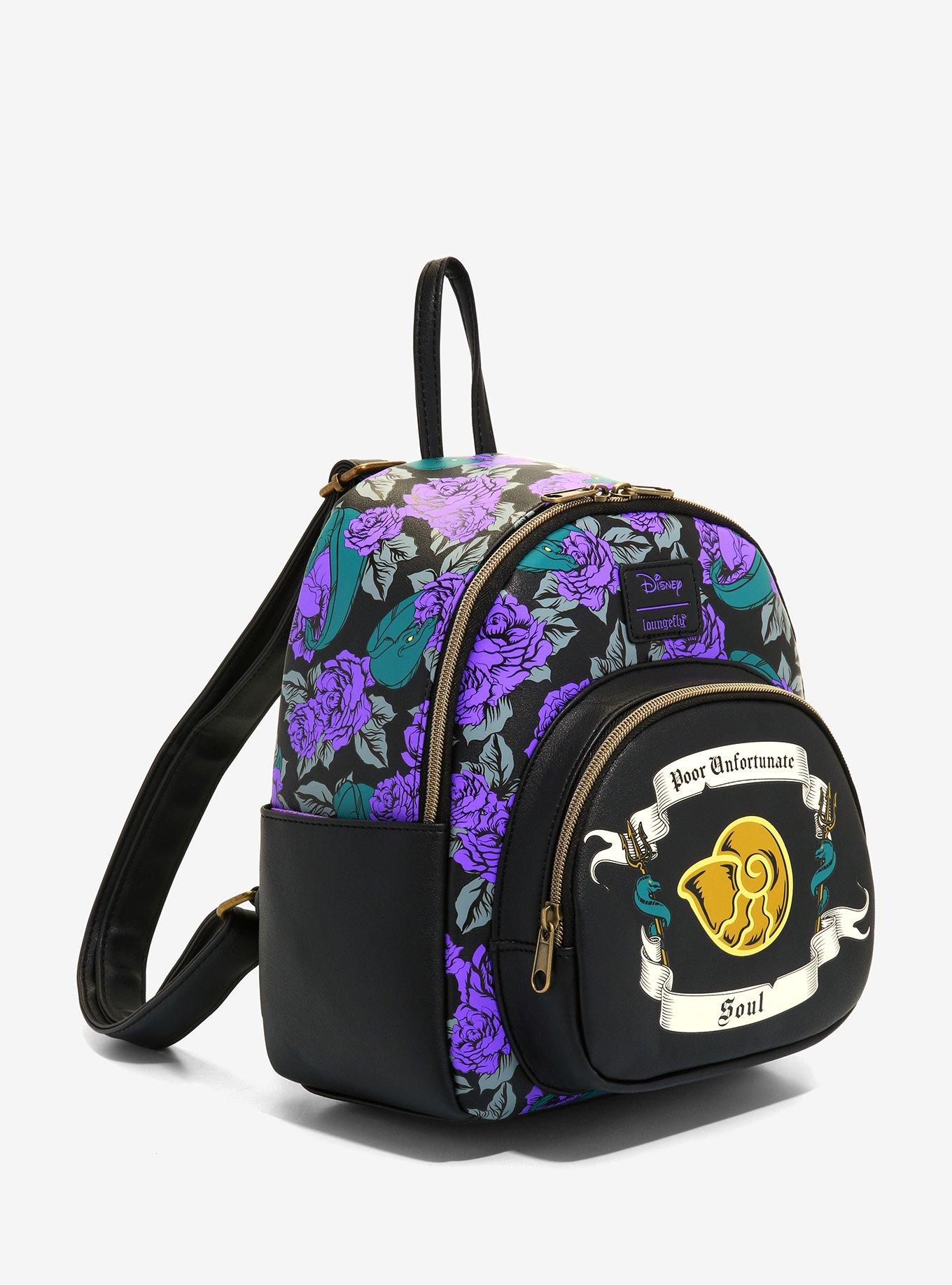  Loungefly The Little Mermaid Ursula Lair Glow Double Strap  Shoulder Bag : Clothing, Shoes & Jewelry