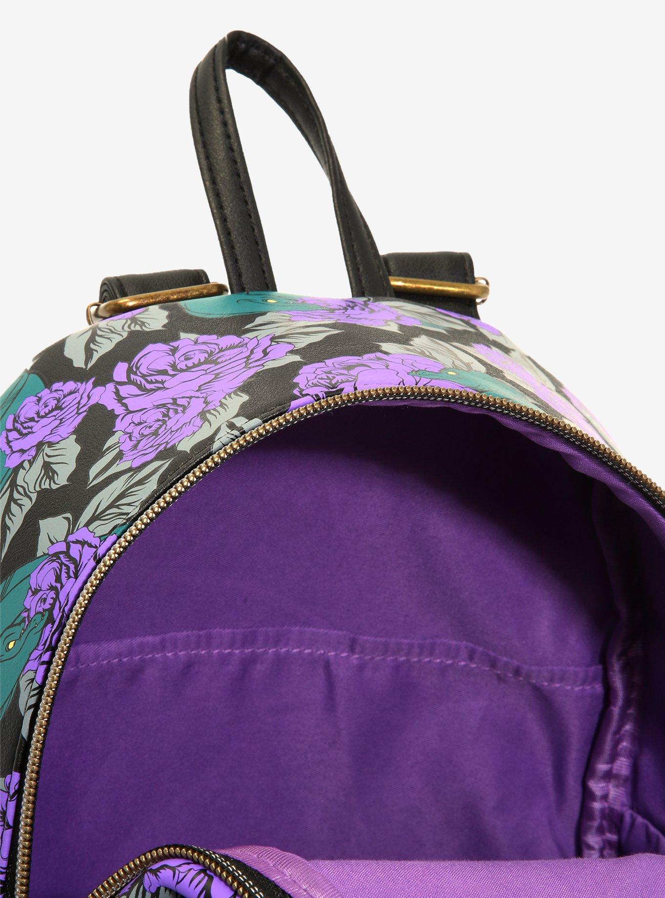 Loungefly Disney The Little Mermaid Ursula Floral Mini Backpack, , alternate