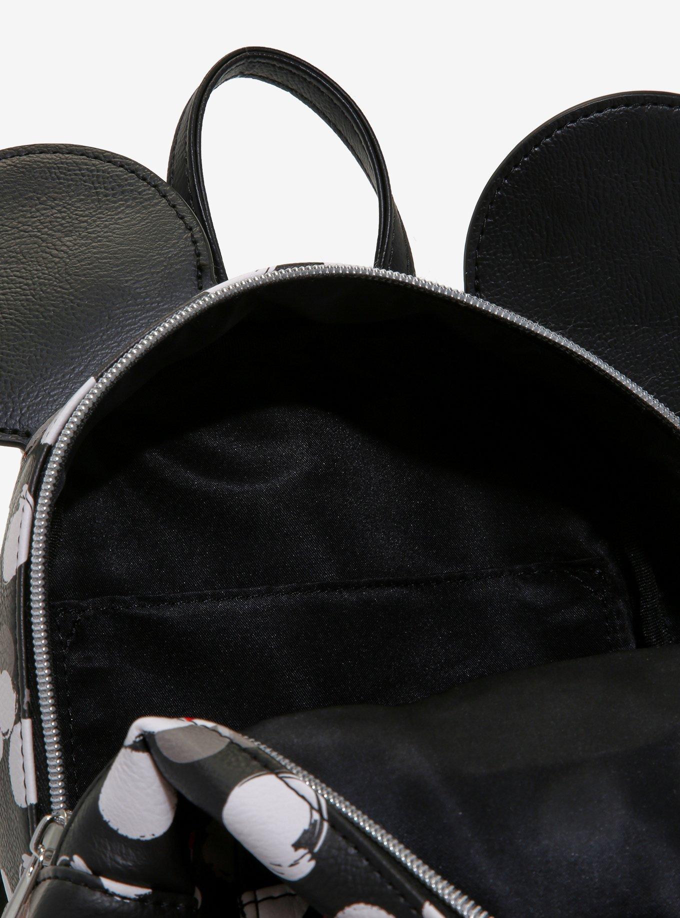 Loungefly Disney Minnie Mouse White Heads Mini Backpack, , alternate