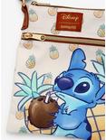 Loungefy Disney Lilo & Stitch Pineapple Passport Crossbody Bag, , alternate