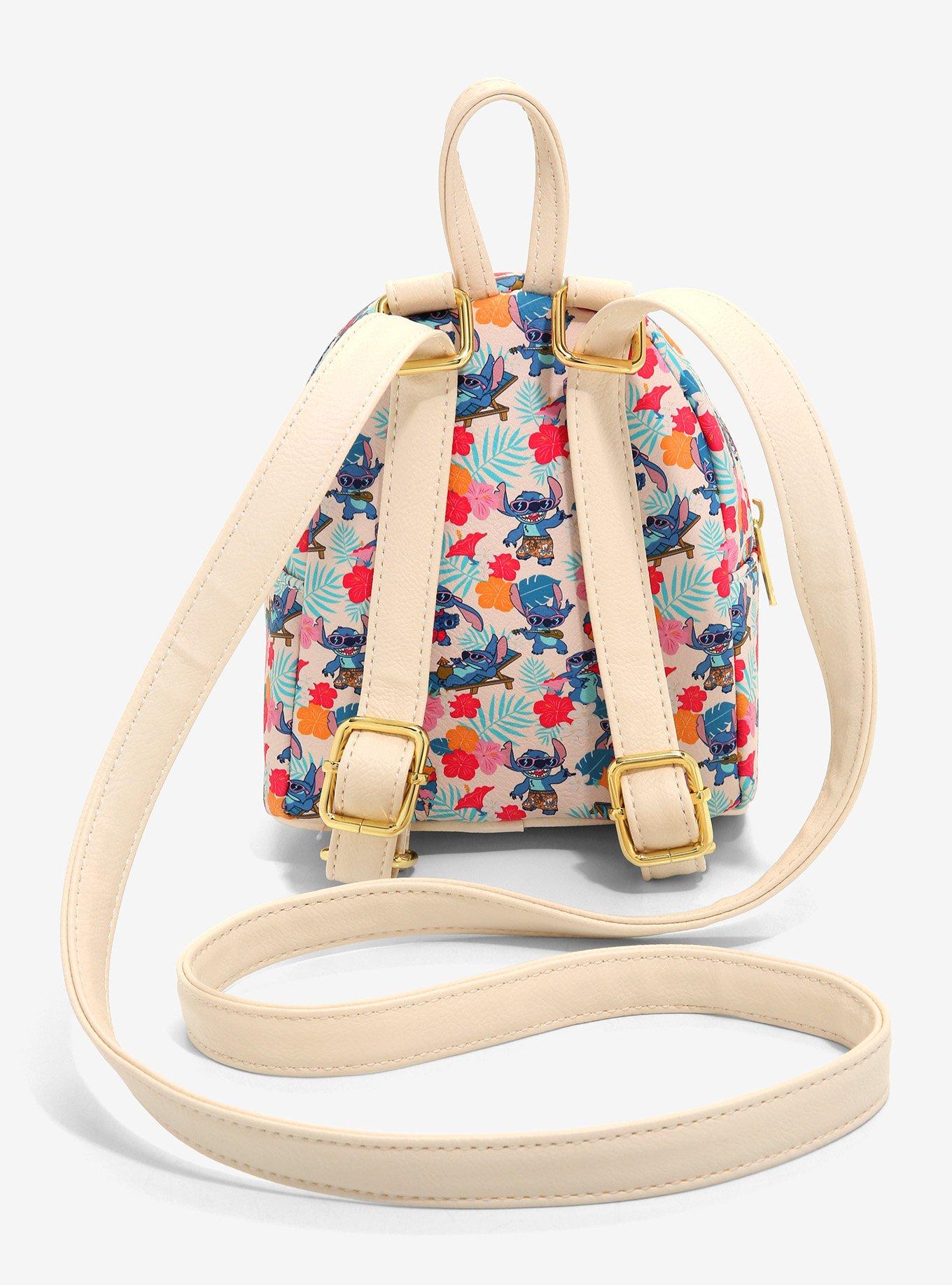 Disney Lilo & Stitch Sunglassses & Flowers Micro Backpack, , alternate