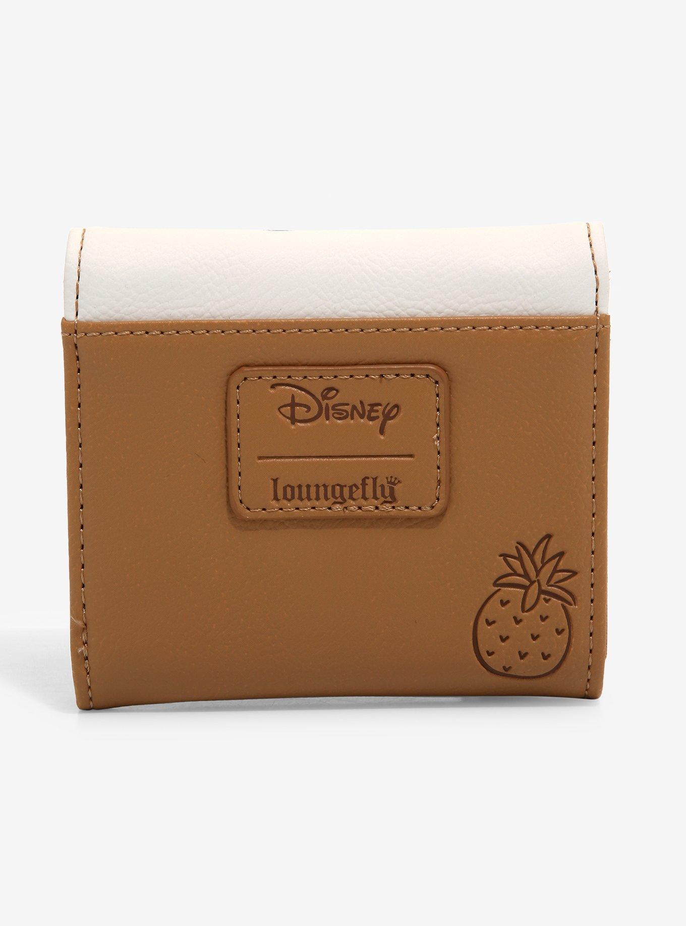 Loungefy Disney Lilo & Stitch Pineapple Mini Flap Wallet, , alternate