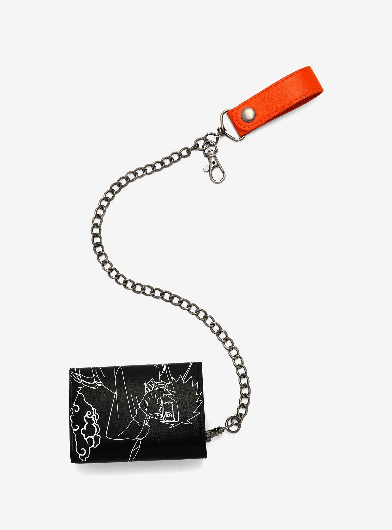 Naruto Shippuden Line Art Chain Wallet, , alternate