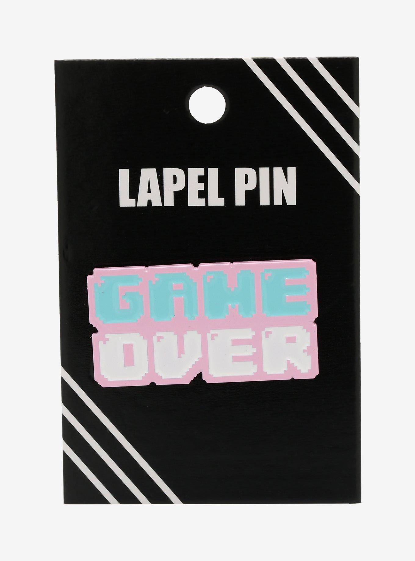 Game Over Pastel Enamel Pin, , alternate