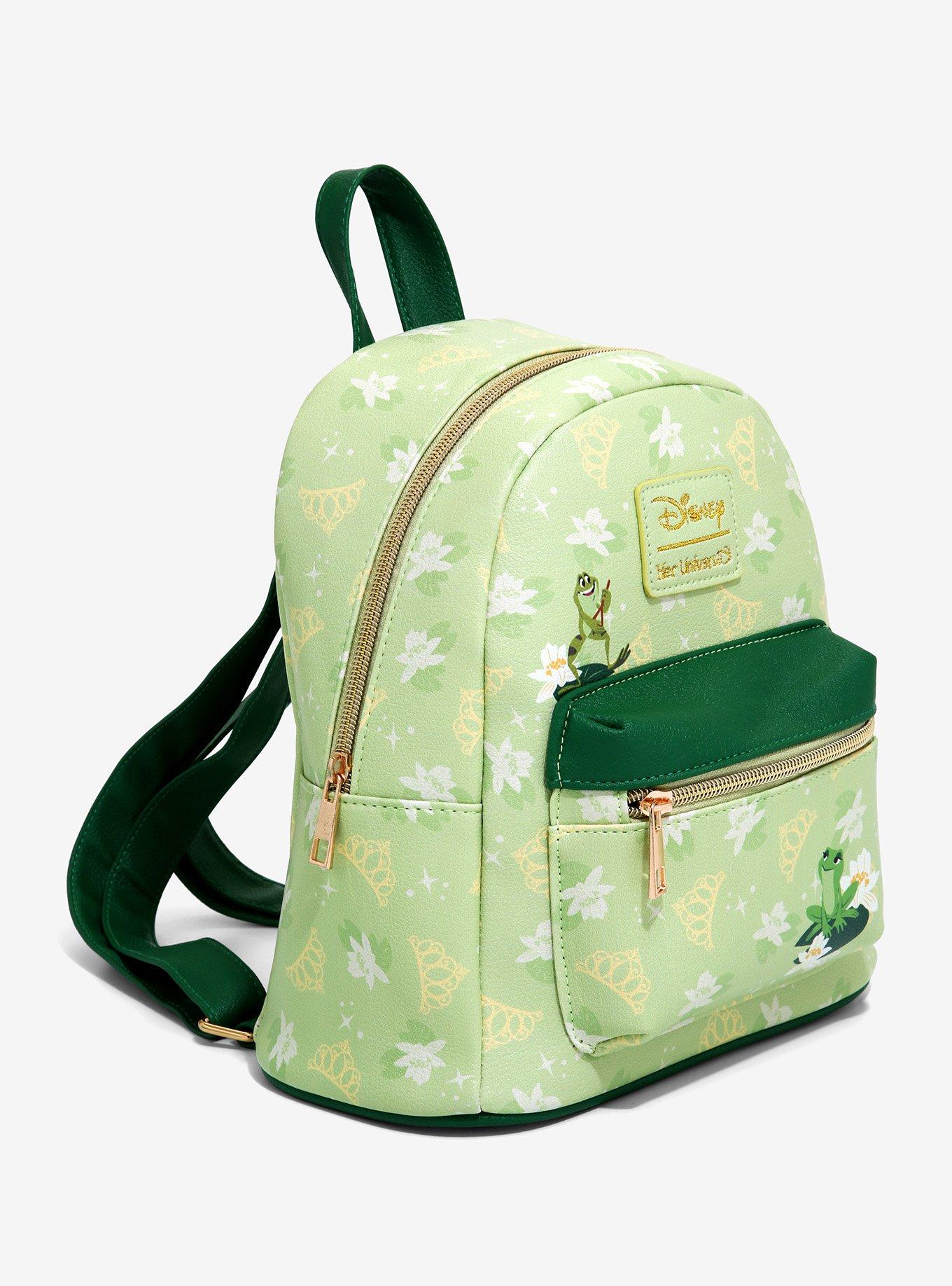 Her Universe Disney The Princess And The Frog Tiaras & Flowers Mini Backpack, , alternate