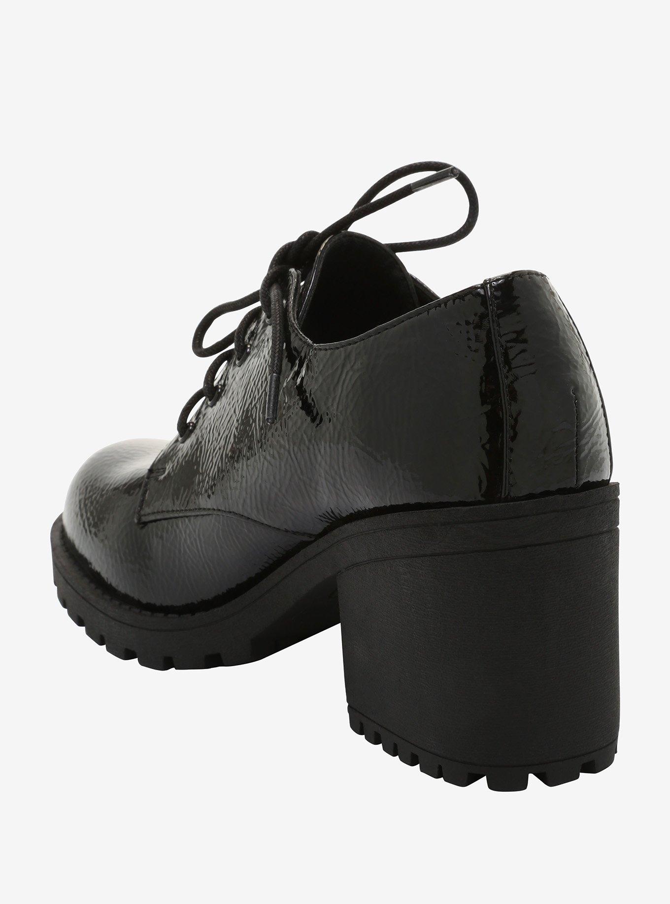 Black Patent Oxford Heels, MULTI, alternate