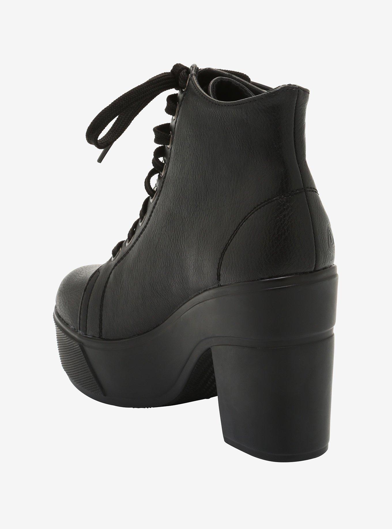 Campus Queen Faux Leather Platform Booties, MULTI, alternate