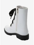 White Patent Combat Boots, MULTI, alternate