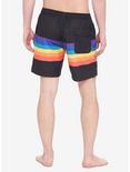 Neff Rainbow Stripe Swim Trunks, MULTI, alternate