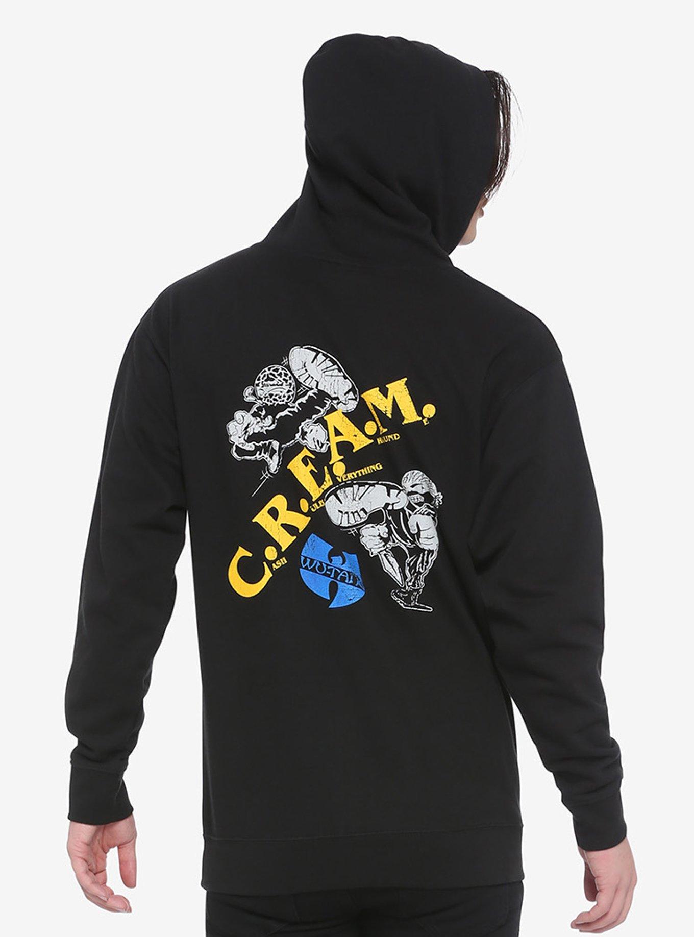 Wu-Tang Clan C.R.E.A.M. Girls Hoodie, BLACK, alternate