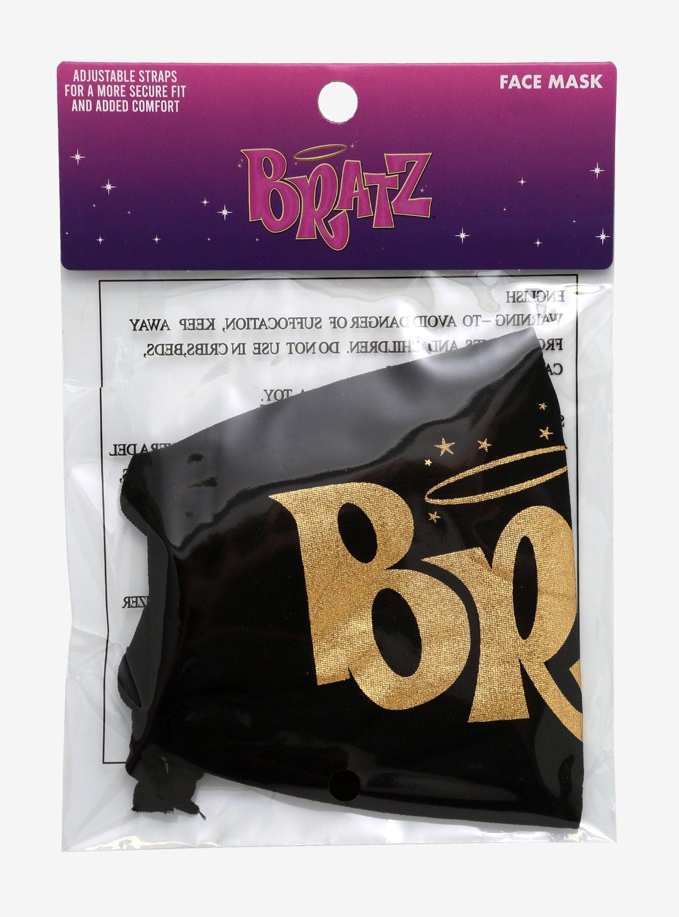 Bratz Gold Logo Fashion Face Mask, , alternate