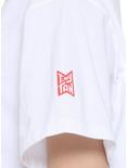 TinyTAN Girls Crop T-Shirt Inspired By BTS Hot Topic Exclusive, WHITE, alternate