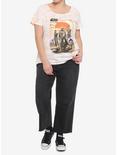 Star Wars The Mandalorian Sunset Tie-Dye Boyfriend Fit Girls T-Shirt Plus Size, MULTI, alternate