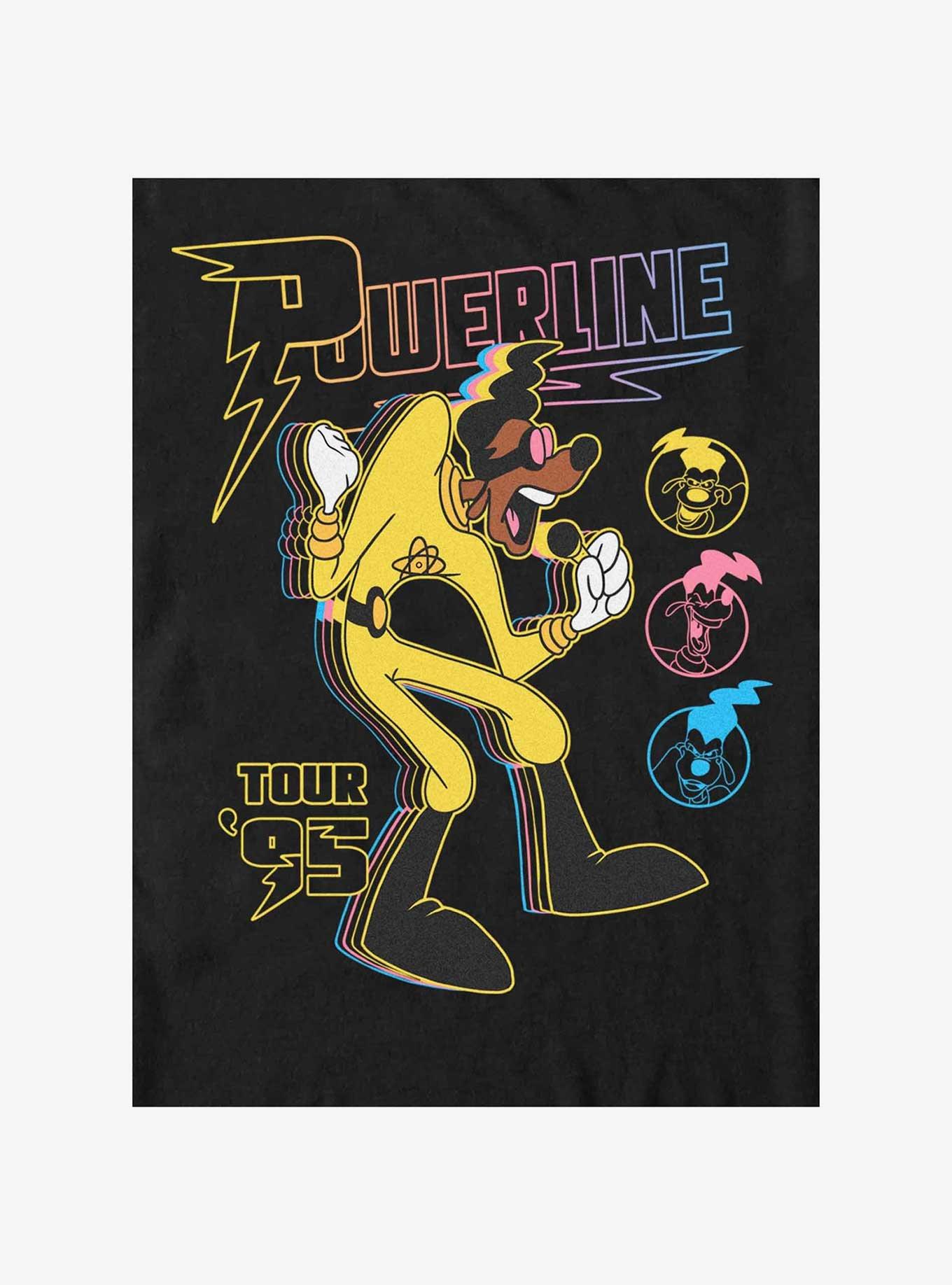 Disney A Goofy Movie Powerline Tour Cowlneck Long-Sleeve Girls Top, BLACK, alternate