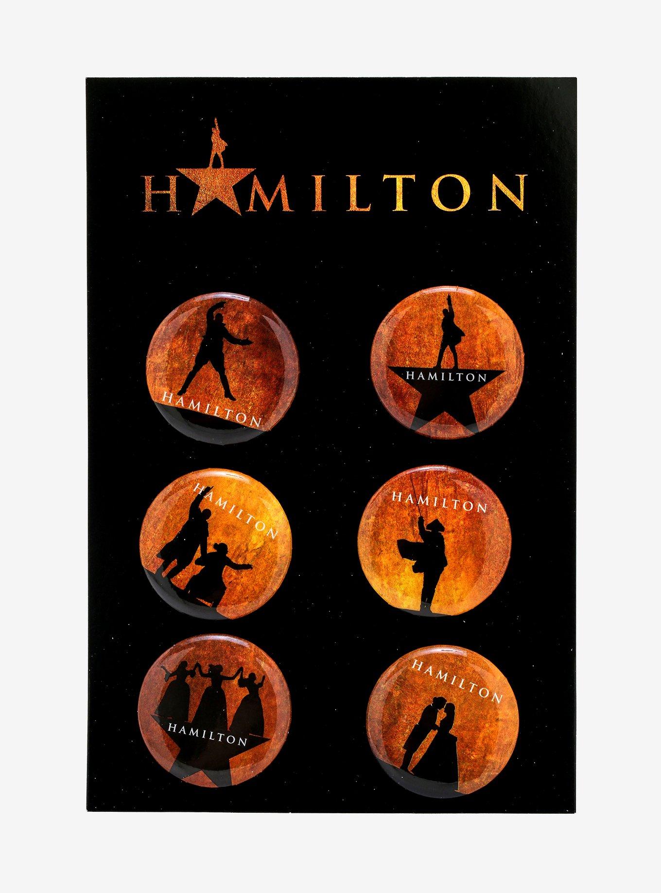 Hamilton Silhouettes Button Set, , alternate