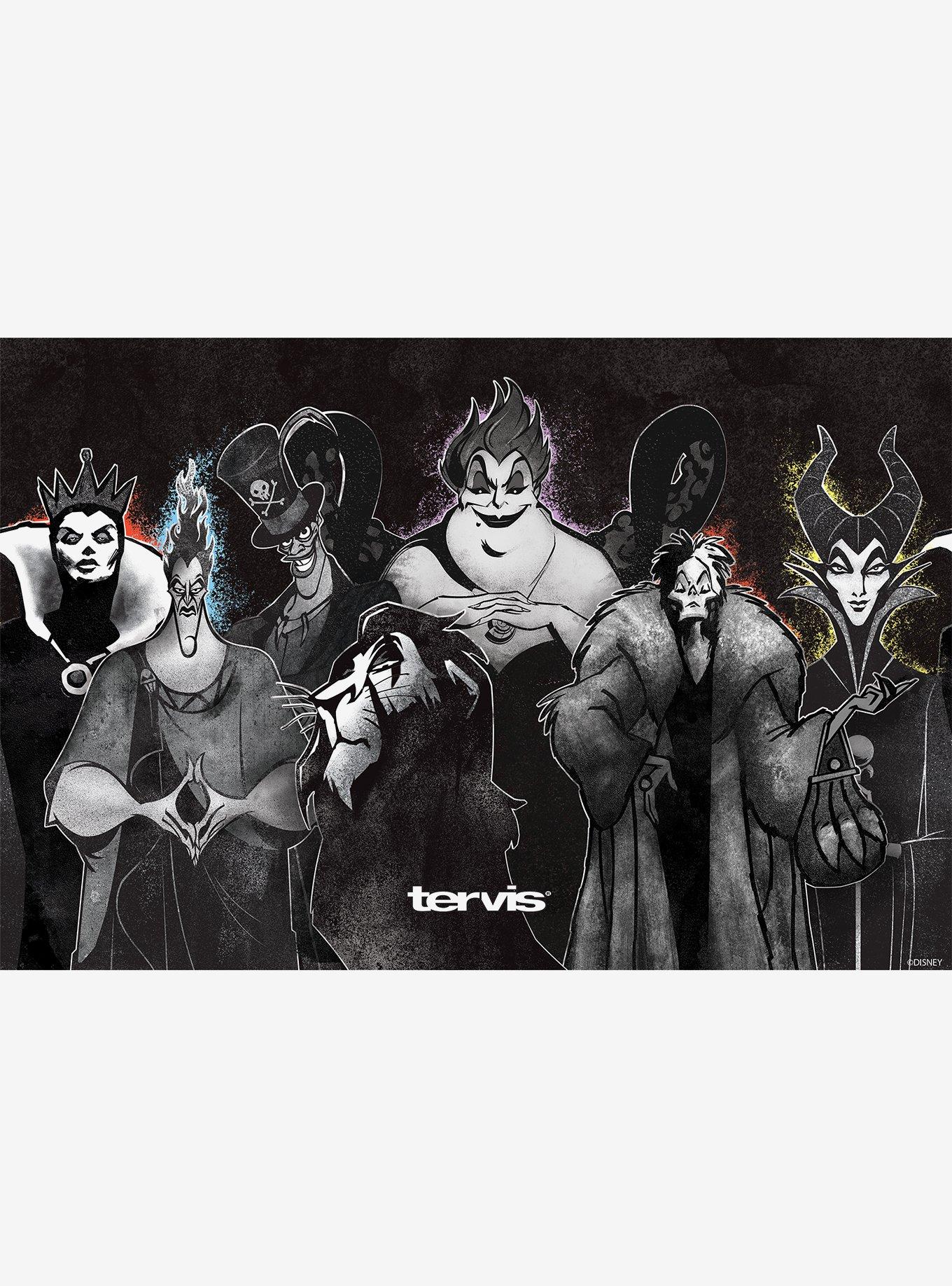 Disney Villains Group 30oz Stainless Steel Tumbler With Lid, , alternate