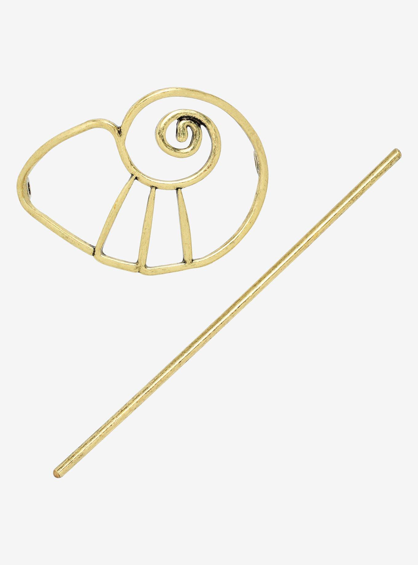 Disney The Little Mermaid Shell Bun Pin, , alternate