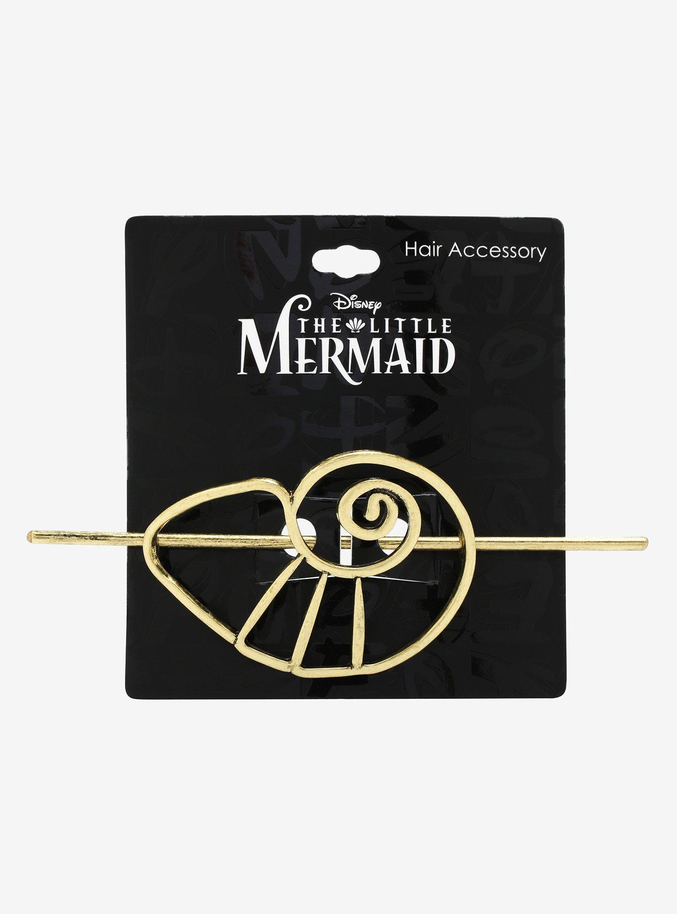 Disney The Little Mermaid Shell Bun Pin, , alternate