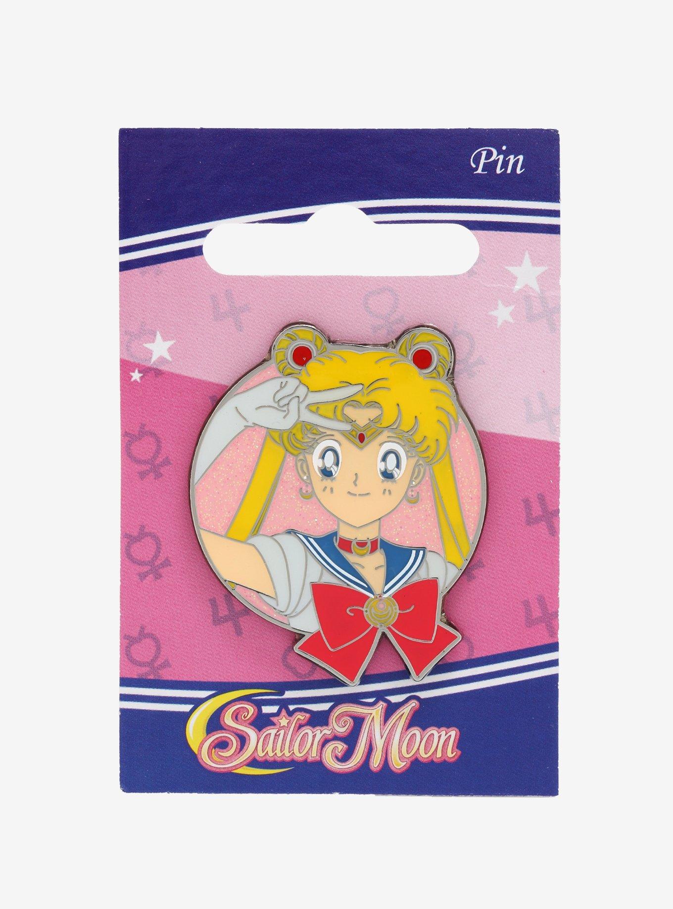 Sailor Moon Moon Prism Power Glitter Enamel Pin, , alternate